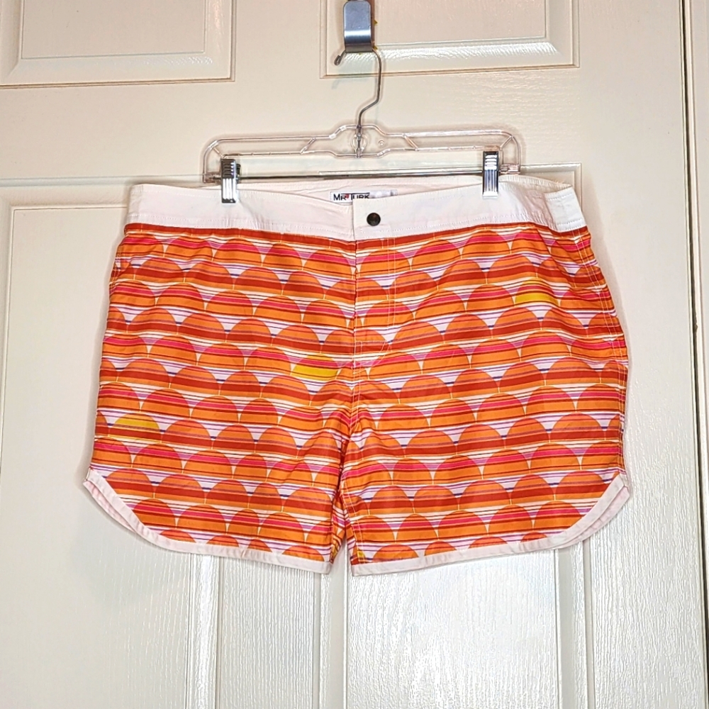 Mr. Turk Boardshort | mesh lined | Orange design | Size 38 | like new!